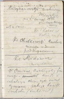 Notes nr 36 z wpisami odręcznymi  Erazma Majewskiego z okresu od 27.10.1890 r.-14.03.1891 r.  str...