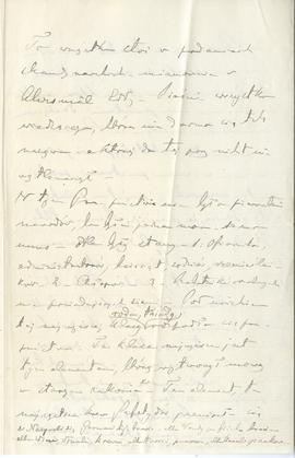 List od Wandalina Czarneckiego do Erazma Majewskiego (rękopis)  strona 7