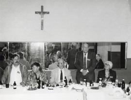 Fotografia  czarno-biała (odbitka)  z I Międzynarodowego Sympozjum „Dziegieć i Smoła”  1-4 lipca ...