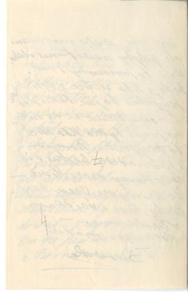 Rękopis listu Teresy Żurowskiej (matki) do Józefa Żurowskiego z dnia 27.07.1928 r.  strona 4: odr...