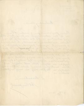 List od A.T. Jezierskiego do Erazma Majewskiego (rękopis)  strona 2