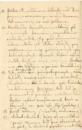 Rękopis pracy pt.: „Spis zbioru kamieni i skamieniałości Stanisławy z Drohojowskich Korczak-Popła...