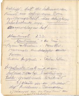 Brulion Józefa Żurowskiego "Żurowski 1918" z notatkami w języku niemieckim z okresu stu...