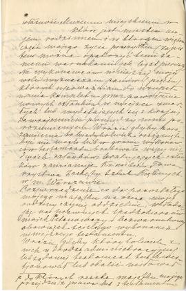 List od Emila Waydel do Erazma Majewskiego oraz kopia testamentu Józefa Choynowskiego (rękopis)  ...