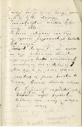 List od księdza Gibasiewicza do Erazma Majewskiego (rękopis)  strona 7