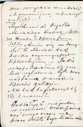 Notes nr 6 z okresu 22.04.1877 r .- 07.09.1877 r. Notatki odręczne Erazma Majewskiego związane z ...