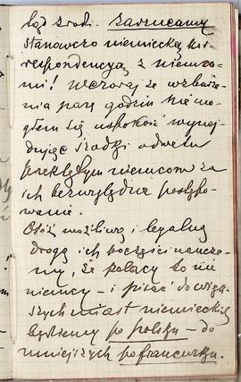 Notes nr 22 z wpisami odręcznymi  Erazma Majewskiego z okresu od 15.05.1885 r. - 08.09.1885 r.  s...