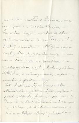 List od Wandalina Czarneckiego do Erazma Majewskiego (rękopis)  strona 3