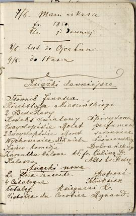 Notes nr 32 z wpisami odręcznymi  Erazma Majewskiego z okresu od 11.06.1888 r. - 06.06.1889 r.  s...