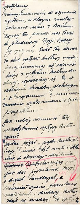 Rękopis pracy doktorskiej Józefa Żurowskiego pt. Wykopalisko z Jakuszowic Małych na tle pokrewnyc...