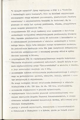 Państwowe Muzeum Archeologiczne w Warszawie. Sprawozdanie z działalności w roku 1983. Mszynopis. ...