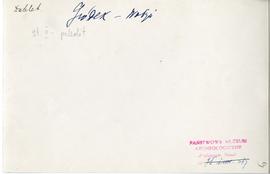 Odbitka pozytywowa czarno-biała. Gródek  pow. Równe. Stanowisko paleolityczne II. Badania archeol...