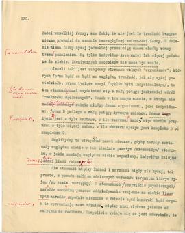 Praca pt.: "Teoria człowieka i cywilizacji" - niekompletny maszynopis pracy Erazma Maje...