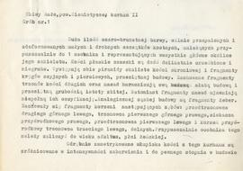 Maszynopis dokumentacji opisowej obiektów archeologicznych  na cmentarzysku kurhanowym w miejscow...