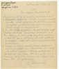 Rękopis pisma R. Jakimowicza z dnia 28 sierpnia 1933 r. do prof. Stefana Krukowskiego