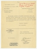 Odpis pisma z Ministerstwa Wyznań Relig. i Oświecenia Publ. z dnia 21 sierpnia 1935 r.  wraz z pi...