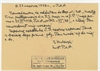 Rękopis pisma (kartka pocztowa - awers) prof. Stefana Krukowskiego z dn. 23 września 1937 r. skie...