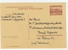 Rękopis pisma (kartka pocztowa - rewers) prof. Stefana Krukowskiego z dn. 23 września 1937 r. ski...