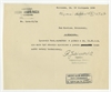 Maszynopis pisma z PMA z dn 19 XI 1938 r. skierowanego do Kustosza Krukowskiego (Nr 1264-VI/38)