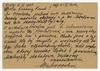 Rękopis listu NN (kartka pocztowa - rewers) do Stefana Krukowskiego  dn. 6 IX [19]34 r. - "W...