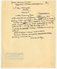 Rękopis-brudnopis pisma prof. Stefana Krukowskiego do E. Massalskiego  z dnia 3 I 1935 r.