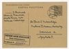 Rękopis listu (kartka pocztowa - rewers) "Do Pana S. Krukowskiego Kustosza P. Muzeum Archeol...