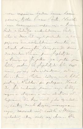 List od Wandalina Czarneckiego do Erazma Majewskiego (rękopis)  strona 5