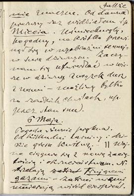 Notatnik nr 82 z odręcznymi notatkami Erazma Majewskiego z okresu od 04.05.1915 r. do 26.06.1915 ...
