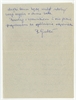 Rękopis - list Bolesława Gintera do Stefana Krukowskiego z dnia 3 VI 1961 roku (cd)