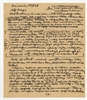 Rękopis - brudnopis listu Stefana Krukowskiego do Romana Jakimowicza z dnia 18 VII [19]28 roku