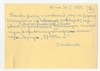 Kartka pocztowa - brudnopis  Stefana Krukowskiego z dnia 30 I 1975 roku  do Muzeum Narodowego w W...
