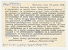 Kartka pocztowa od Antoniego Nowakowskiego do Stefana Krukowskiego z dnia 25 marca 1975 roku