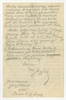 Rękopis - list Jerzego Polańskiego do Stefana Krukowskiego z dnia 12 I 1926 roku (cd)
