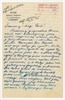 Rękopis - list Jerzego Polańskiego do Stefana Krukowskiego z dnia 11 IV 1926 roku