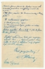 Rękopis - list Jerzego Polańskiego do Stefana Krukowskiego z dnia 11 IV 1926 roku (cd)