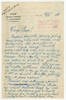 Rękopis - list Jerzego Polańskiego do Stefana Krukowskiego z dnia 4 VI 1926 roku