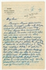 Rękopis - list Jerzego Polańskiego do Stefana Krukowskiego z dnia 5 III 1927 roku
