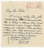 Rękopis - list Jerzego Polańskiego do Stefana Krukowskiego z dnia 26 X 1928 roku