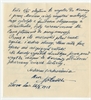 Rękopis - list Jerzego Polańskiego do Stefana Krukowskiego z dnia 26 X 1928 roku (cd)