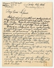 Rękopis - list Jerzego Polańskiego do Stefana Krukowskiego z dnia 10 I 1936 roku