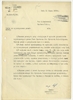 Maszynopis - list dyrektora PMA do Stefana Krukowskiego  z dnia 11 lipca 1939 roku  w sprawie kwitów