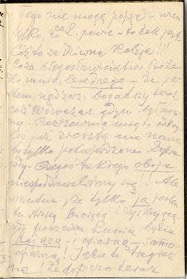 Notatnik nr 93 z odręcznymi notatkami Erazma Majewskiego z okresu od 06.06.1919 r. do 03.12.1919 ...