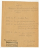 Rękopis - notatka Stefana Krukowskiego z dnia 23 grudnia 1937 roku z wykazem "skrzynek zapak...