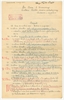 Rękopis - raport strażnika Krzemionek  J. Pachniaka  z dnia 2 maja 1938 roku   z okresu  19 kwiet...