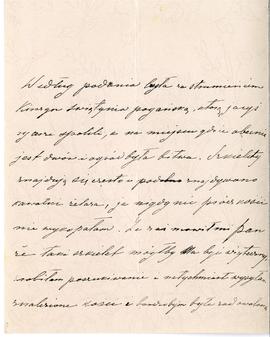 List od Marii Butrymówny do Erazma Majewskiego (rękopis)  strona 2