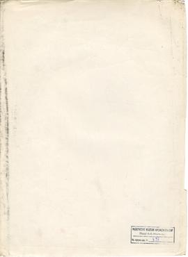 Rysunek odręczny jbw. Gródek  pow. Równe  pole "Nad Rudnikiem". Plan jamy grobowej w ku...