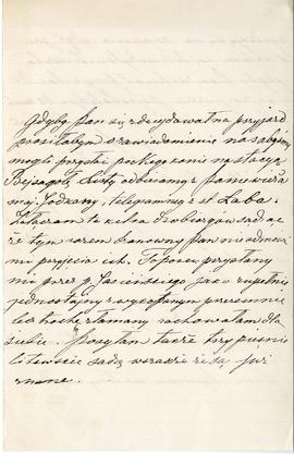 List od Marii Butrymówny do Erazma Majewskiego (rękopis)  strona 4