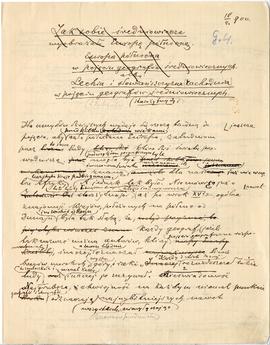 Praca pt.: "Lechia i słowiańszczyzna zachodnia w pojęciu geografów i kartografów starożytnyc...