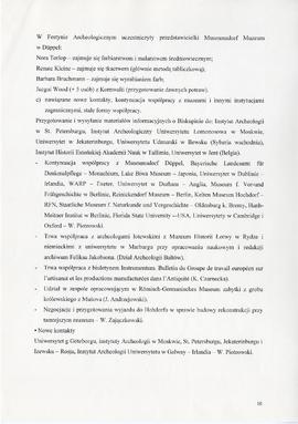 Państwowe Muzeum Archeologiczne w Warszawie. Sprawozdanie z działalności w roku 1998.  Maszynopis...