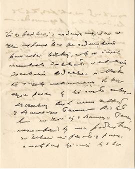 List od Edwarda Horwatta do Erazma Majewskiego (rękopis)  strona 3